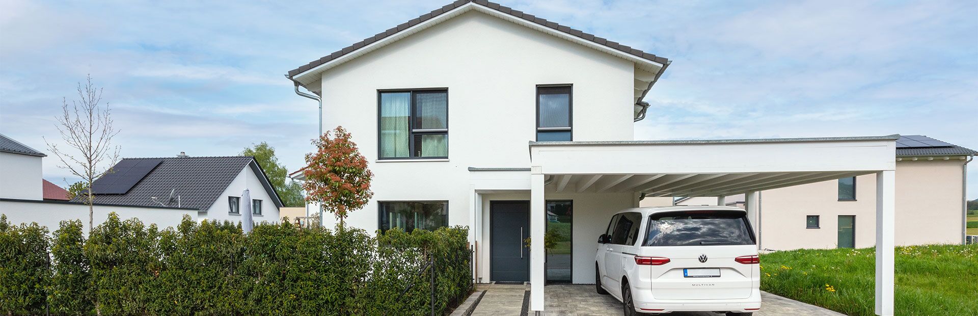 Kompakte Außenmaße kombiniert mit maximaler Wohnfläche