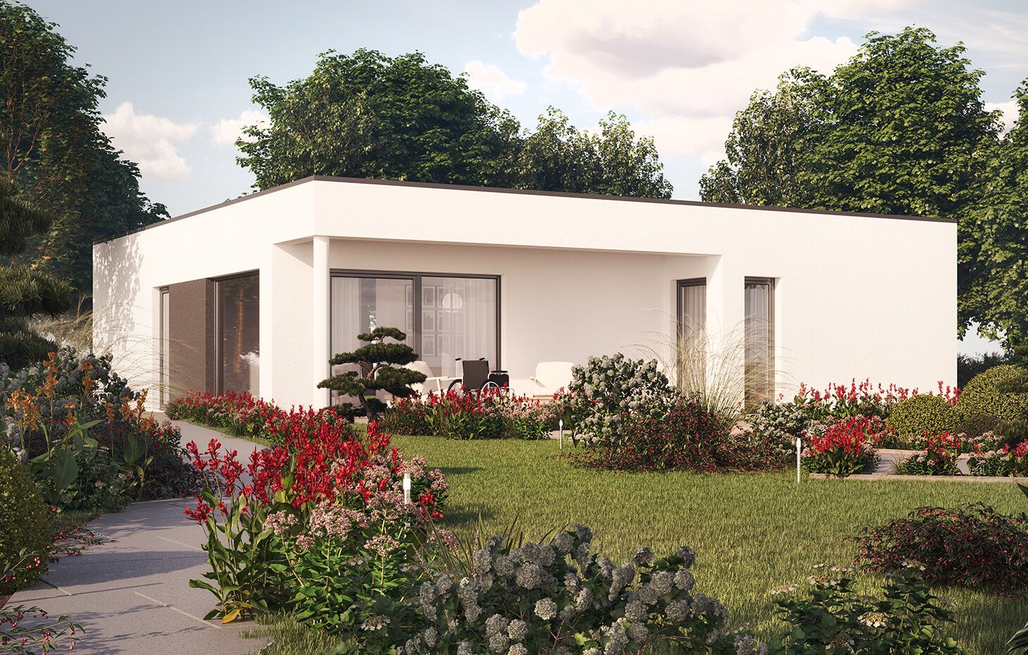 a.182 Bungalow Hausansicht