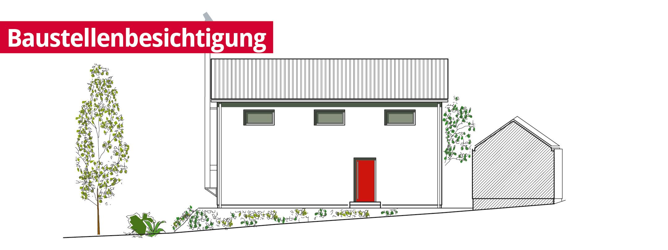 Baustellenbesichtigung von TALBAU-Haus in Nordheim am 29.11.2025 - Header